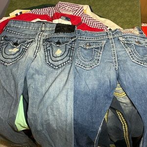 2 men’s size 31 Ricky super t jeans